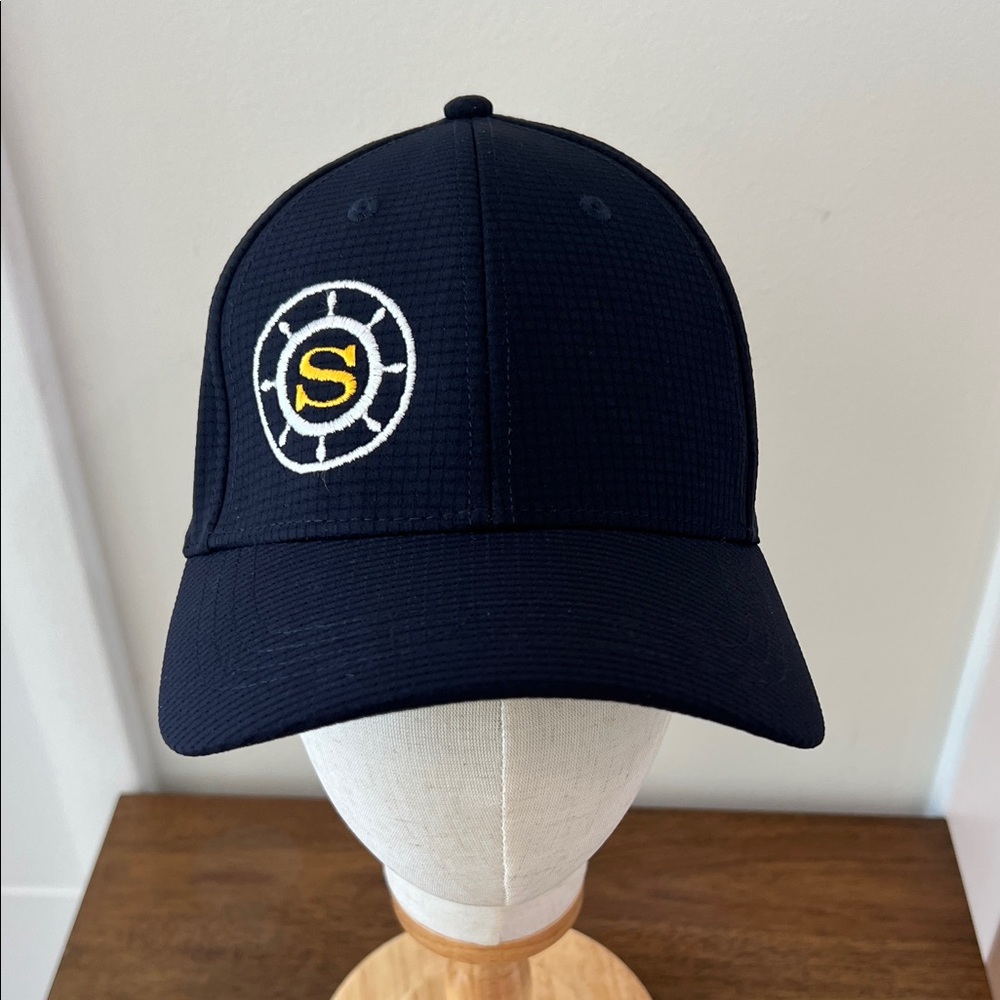 Black Ventilated Adjustable Baseball Cap